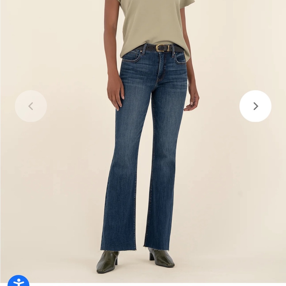 Kut from the Kloth Dark Blue Flare Jeans